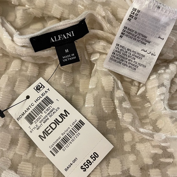 Alfani sheer blouse with cami - Picture 10 of 10